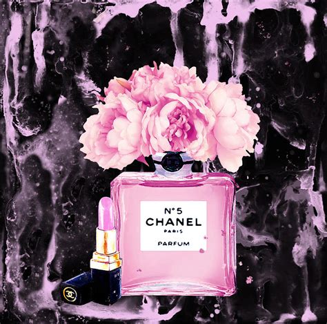 chanel flowers watercolor|Chanel Flowers Art .